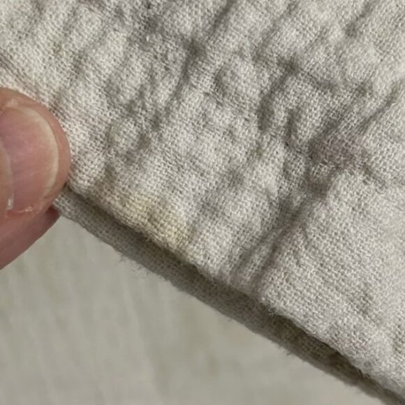 Eileen Fisher Ivory Linen Organic Cotton Jacket Womens M Snaps Pockets Lagenlook - Picture 5 of 7